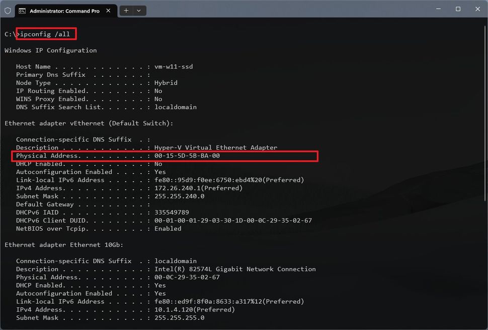 How to find MAC address on Windows 11 Windows Central