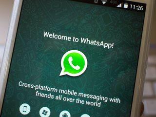 Whatsapp welcome screen