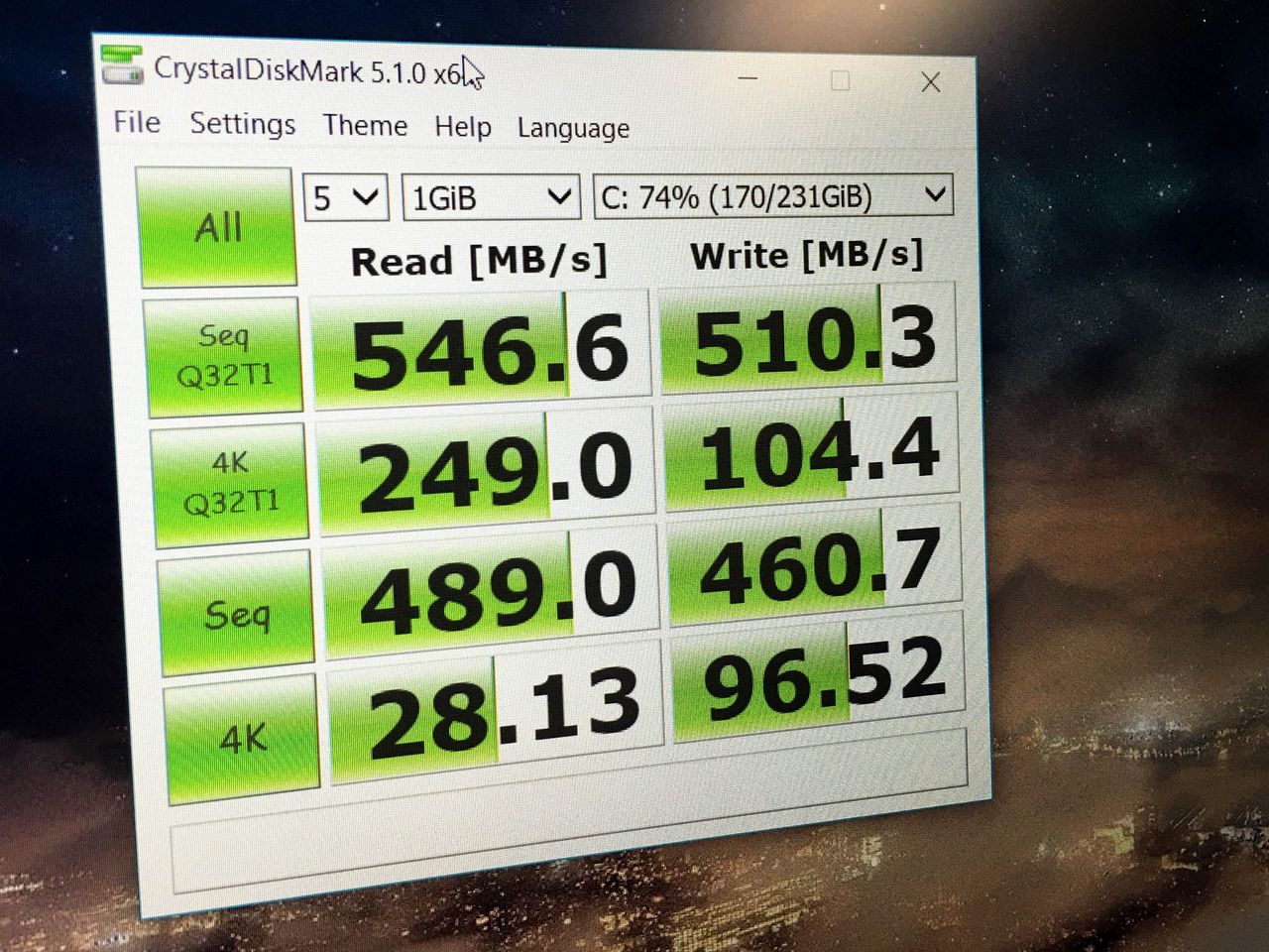 CrystalDiskMark