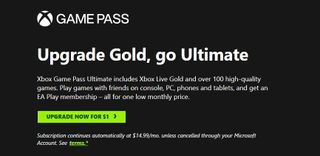 Upgrade Xbox Live Gold To Game Pass Ultimate