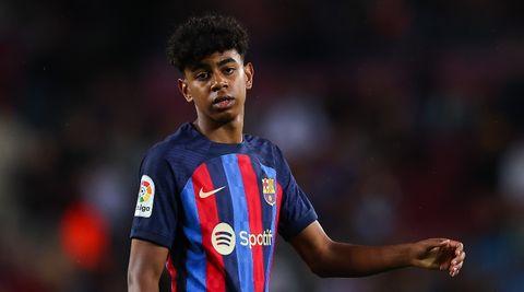 Barcelona's 15-year-old Lamine Yamal becomes youngest player in club's ...