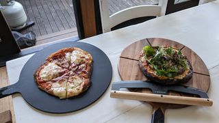 Pizzas made in the Roccbox