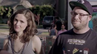 Rose Byrne and Seth Rogen in Neighbors