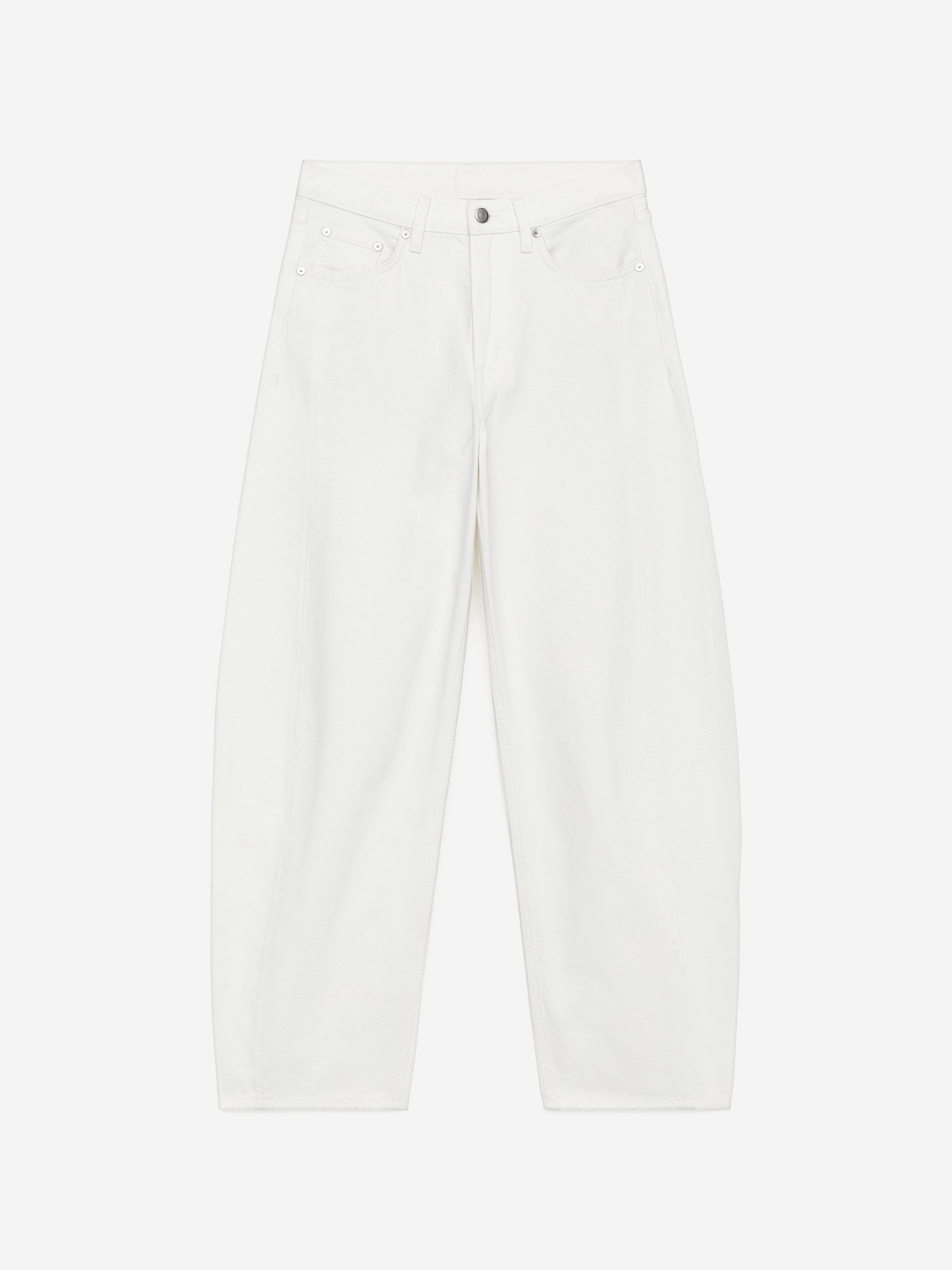 Bloom Barrel Jeans 
 White 
 Women 
 Arket Gb