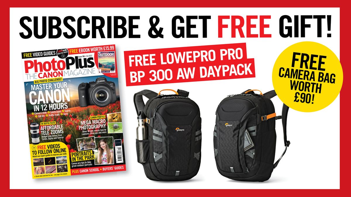 Image for PhotoPlus: The Canon Magazine new Oct issue no.196 out now – subscribe &amp; get a free daypack!