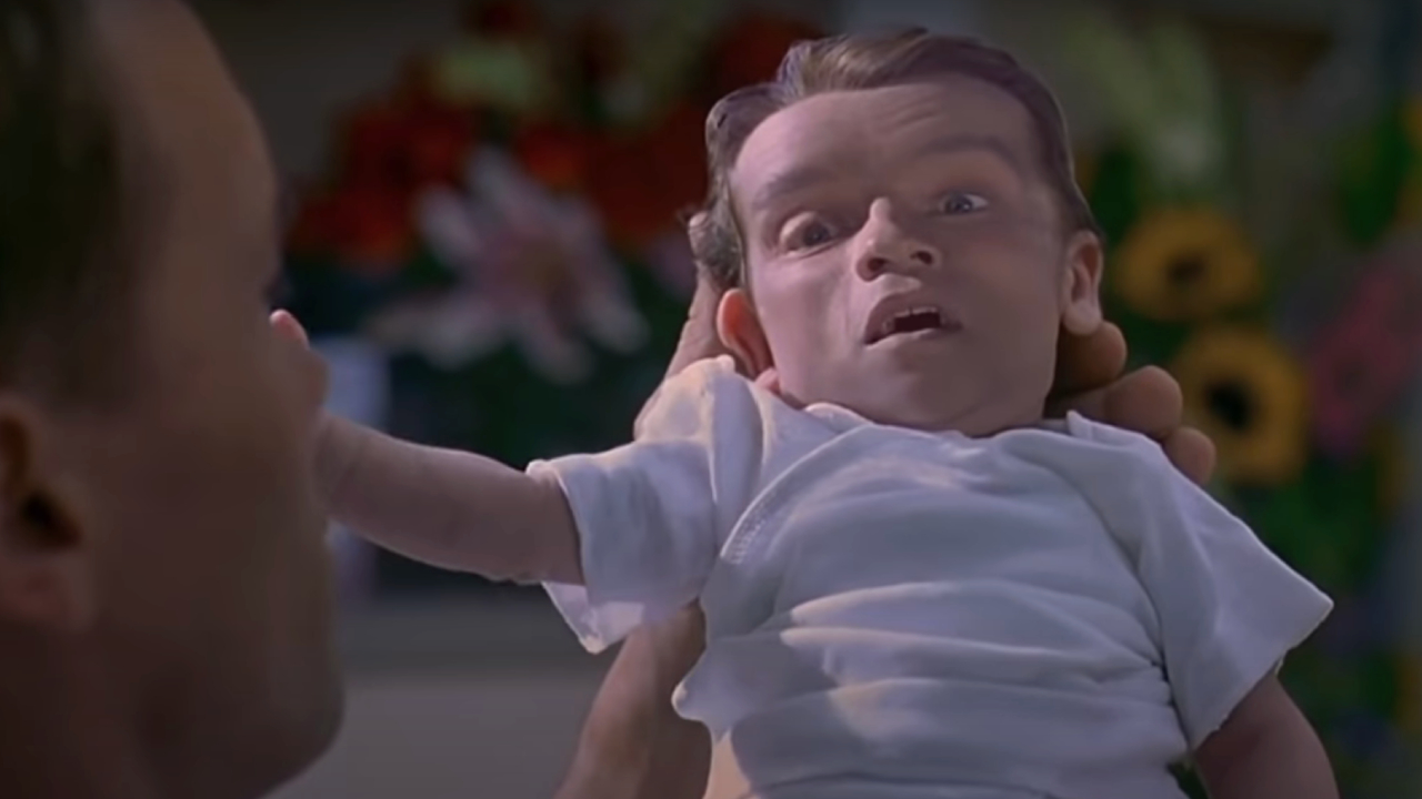 Scene from a crazy dream sequence in Junior