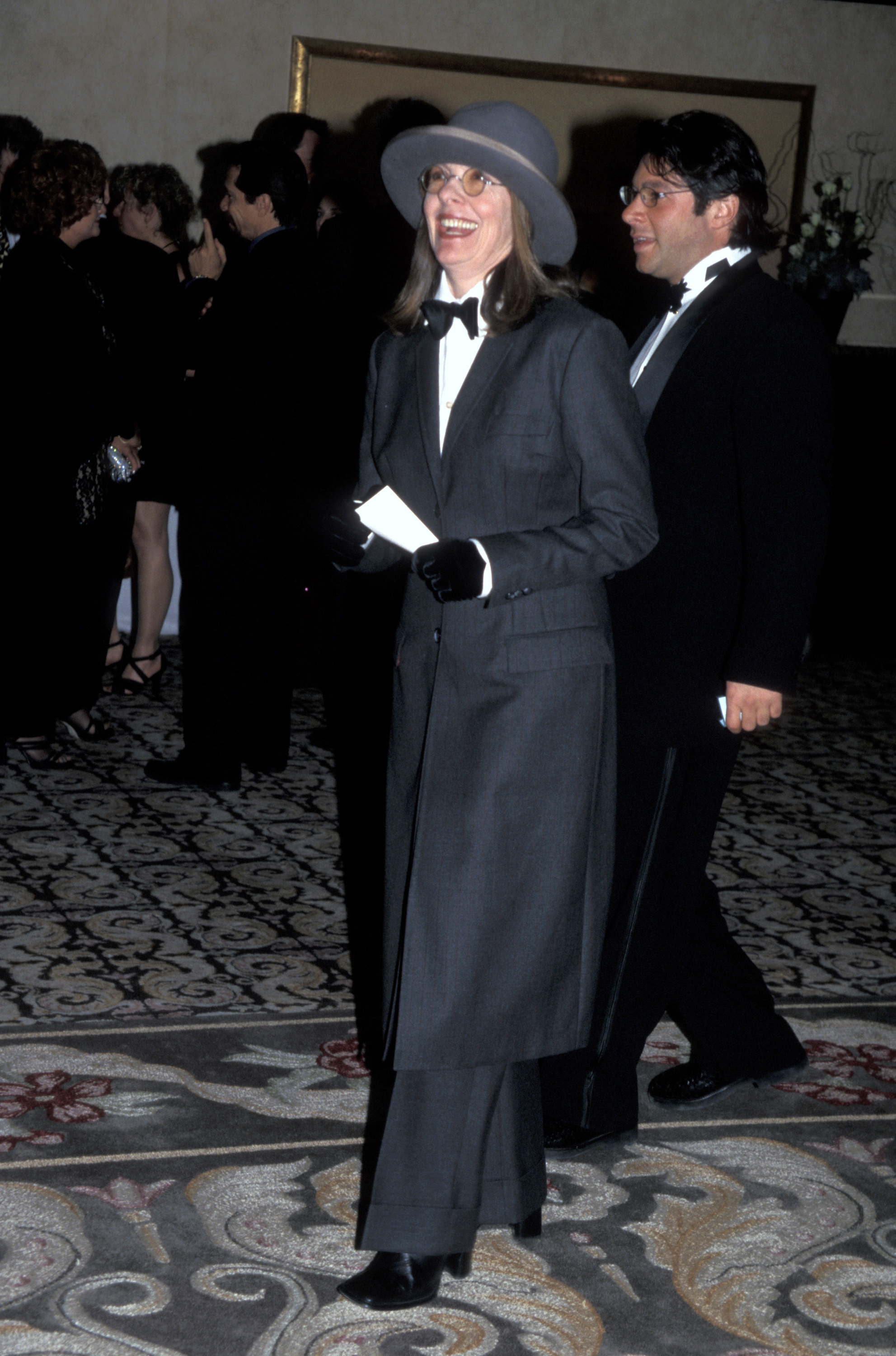 Diane Keaton's style evolution: Diane Keaton in 1998 at the National Conference of Christians And Jews Honors Sumner Redstone