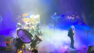Rush onstage in Los Angeles