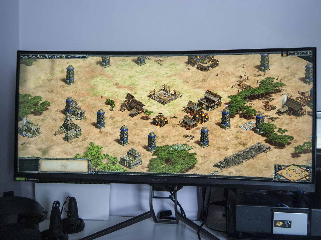 Acer Predator X35 with AoEII:DE