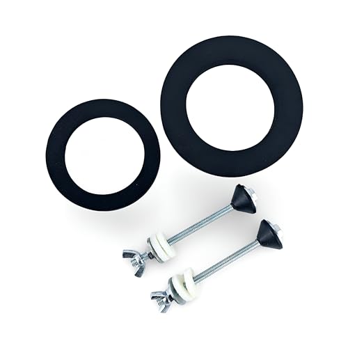 Universal Toilet Repair Kit, Complete Leak Fix Set, Tank to Bowl Gasket, Bolts &amp;amp; Washers, Easy Diy Installation, Fits Most Toilets