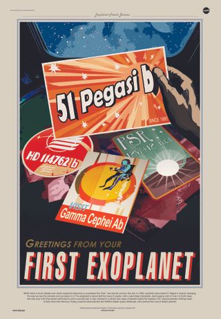 NASA Space Poster - 51 Pegasi b