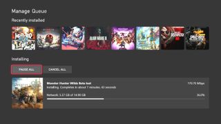 Downloading Monster Hunter Wilds Open Beta Test