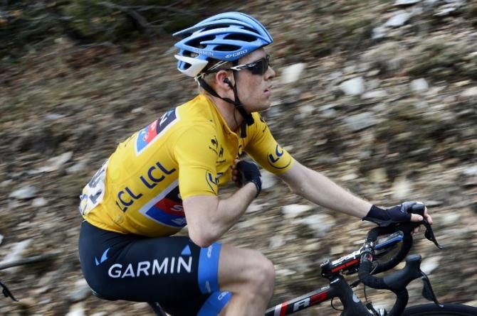 Race leader Andrew Talansky