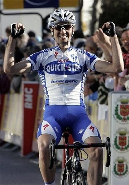 Barredo brings in the third win for Quick Step during the 2008 Paris-Nice
