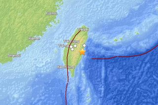 earthquake map