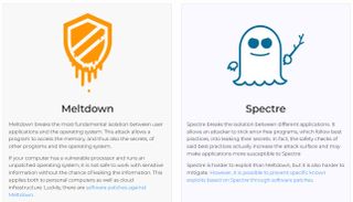 Meltdown and Spectre flaws