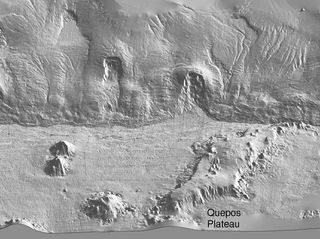 Another view of the tunnels left behind by subducting seamounts off Costa Rica. It's impossible to get such clear images of the tracks left by tunneling mountains off the Oregon coast, because the region is choked with unusually large amounts of sediment.