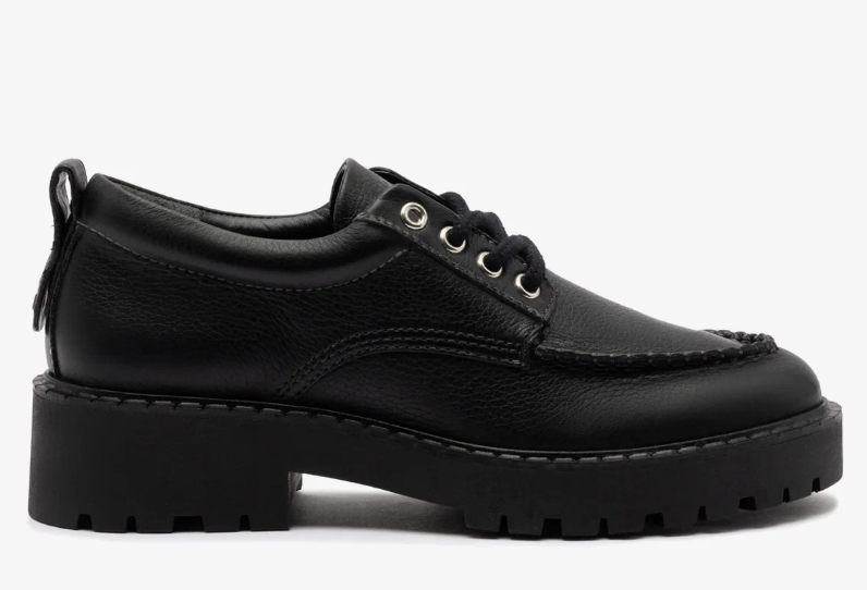 Larroud&amp;eacute;, London Lace Up Loafer in Black Leather
