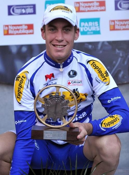 Jelle Wallays (Topsport Vlaanderen) winner of the 2014 Paris-Tours