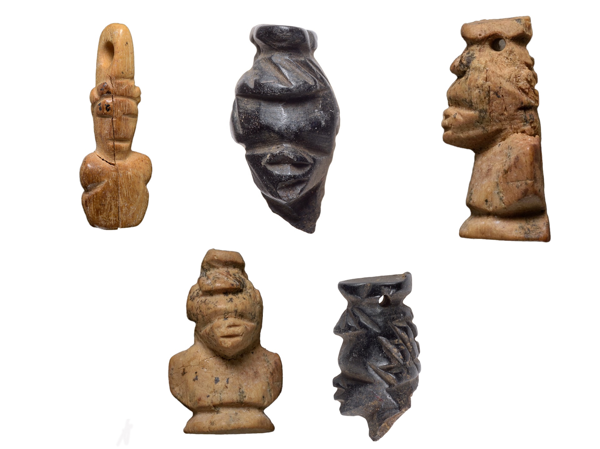 an array of figurines