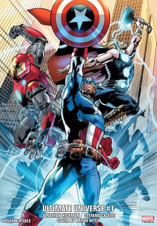 Ultimate Universe #1 cover art by Bryan Hitch