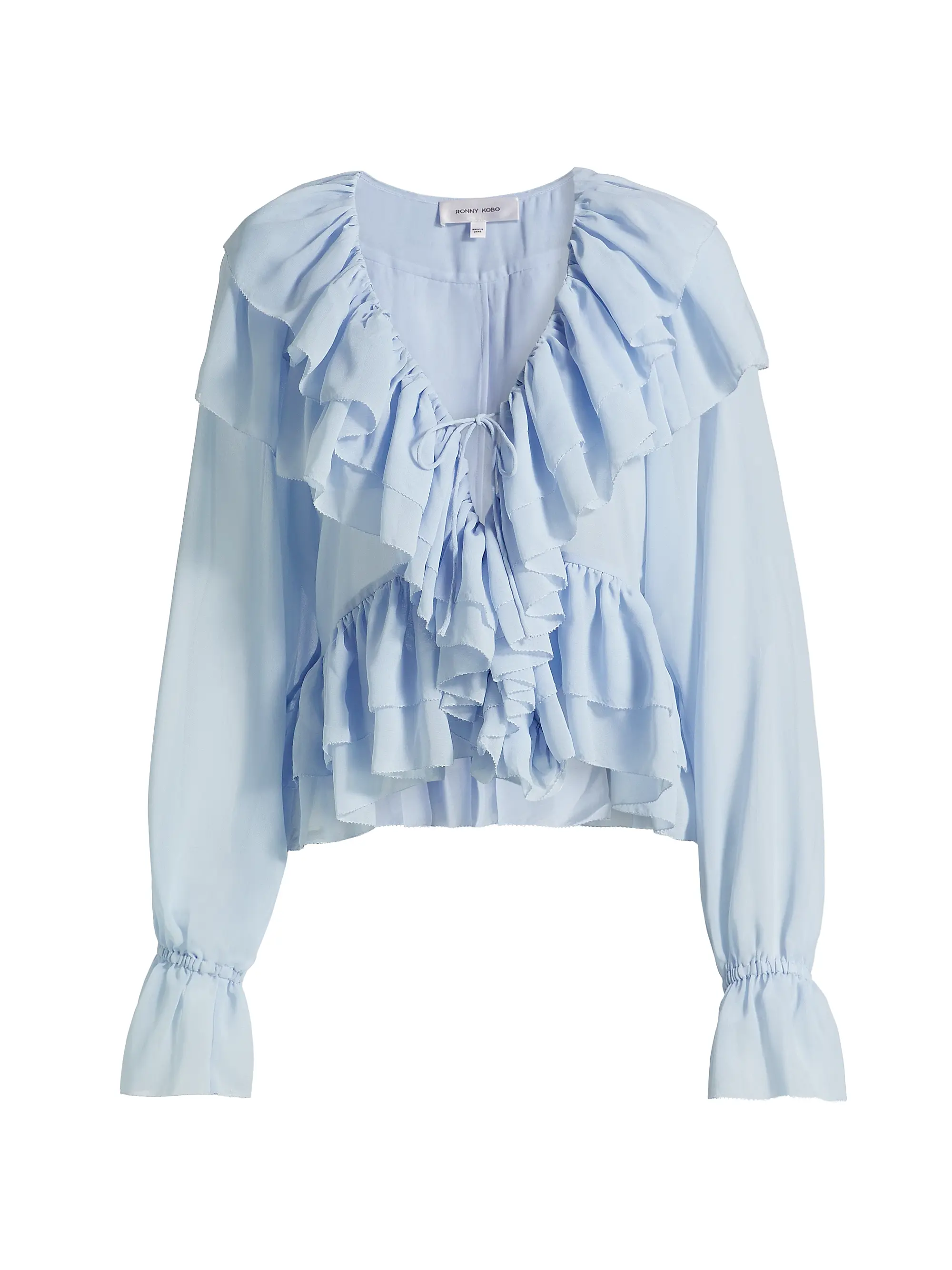 Ronny Kobo, Soraya Ruffle Blouse