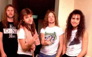 Metallica in Chicago in 1989