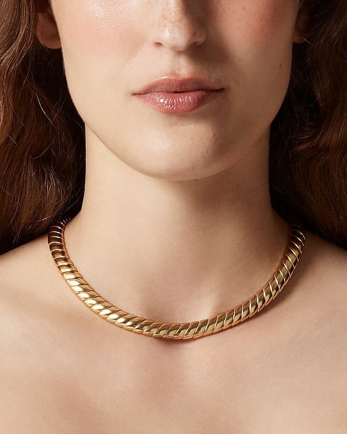 Snake Chain Collar Necklace