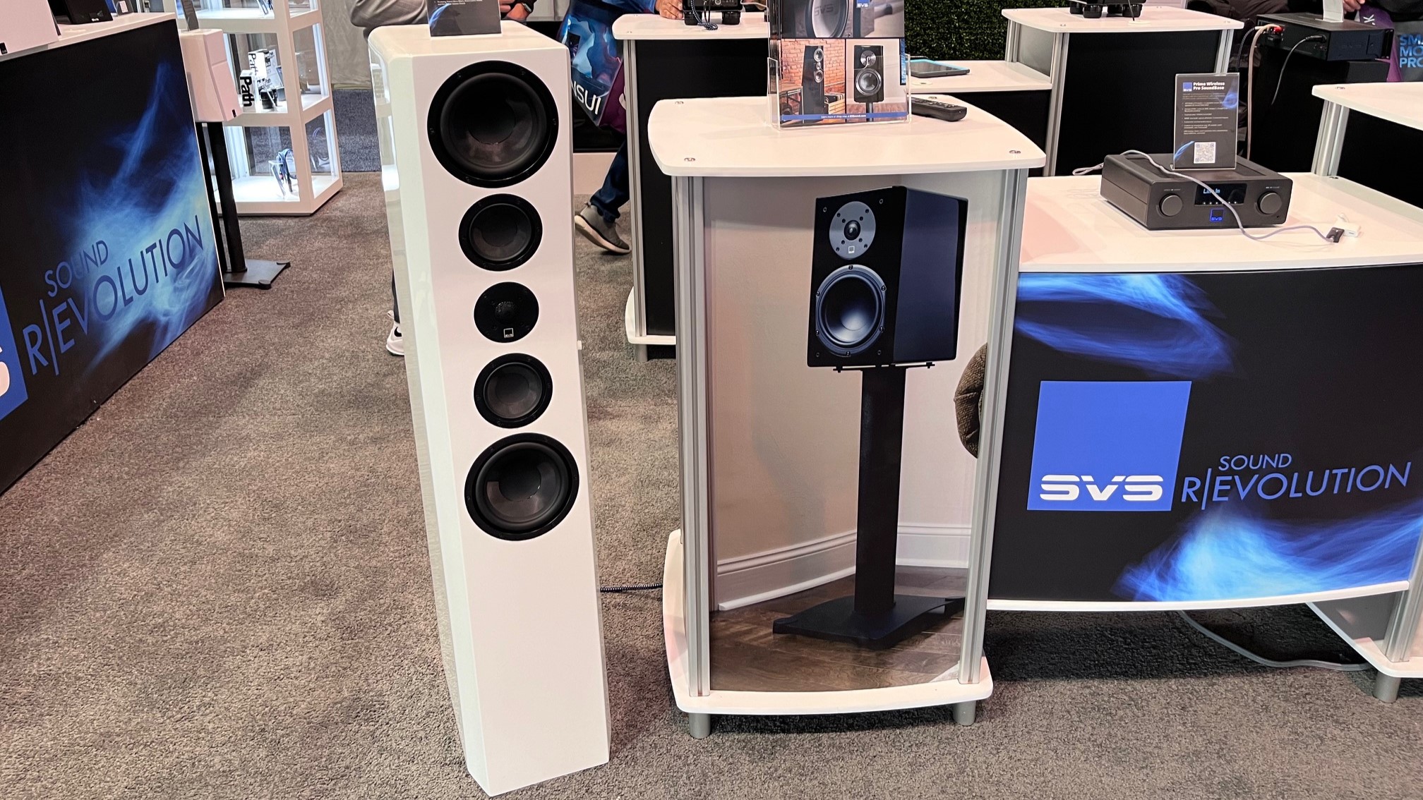 SVS Ultra Evolution at CES trade show in booth