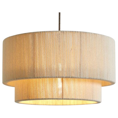 rattan two tier pendant light from Next