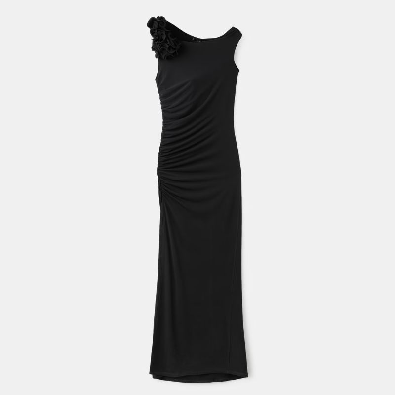 long black dress from Mango