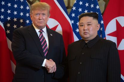 Donald Trump and Kim Jong Un.