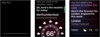 weather siri