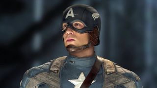 Chris Evans suits up as Steve Rogers in Captain America: The First Avenger