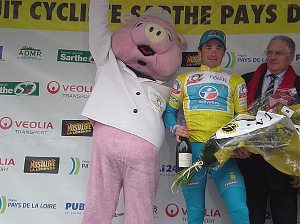 Thomas Voeckler gained the yellow