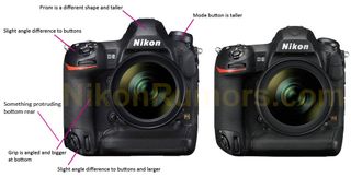 This graphic from Nikon Rumors shows the differences between the D5 and D6