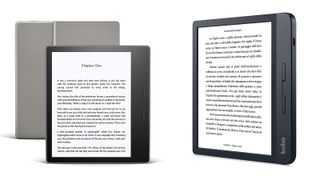the Kindle Oasis vs the Kobo Libra h2o