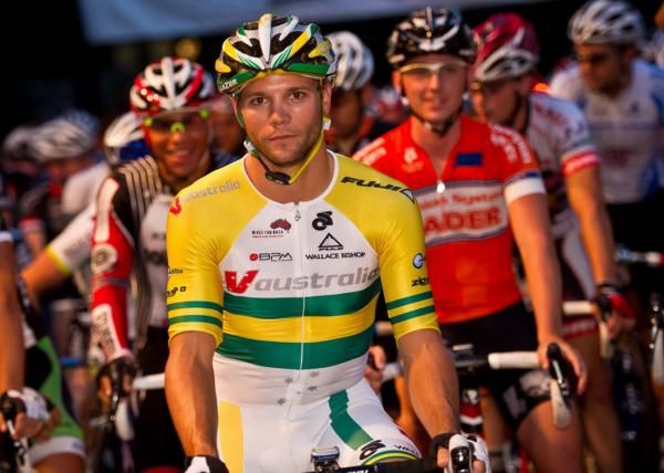 Defending Champion, 2010 Charlotte presbyterian Crit Winner, Jonathan Cantwell (Fly V Australia Pro Cycling Team).