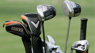 Photo of Phil Mickelson's bag with two drivers