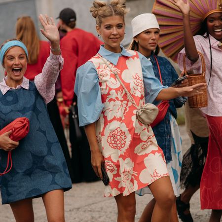 Women in eclectic outfits