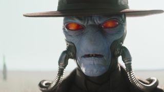 Cad Bane threatening Cobb Vanth in The Book of Boba Fett