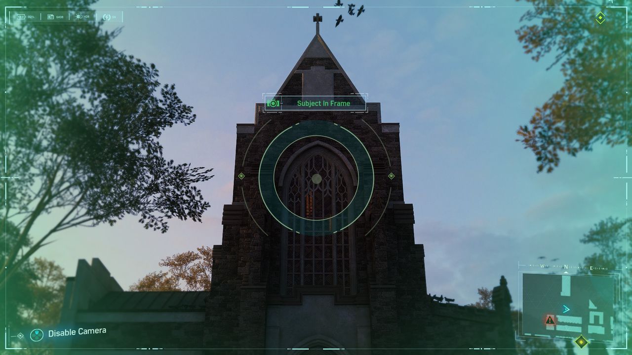 Spider-Man Secret Photo Op of a church in Harlem