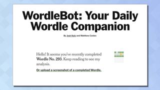 A screenshot from Wordlebot showing the intro to the tool