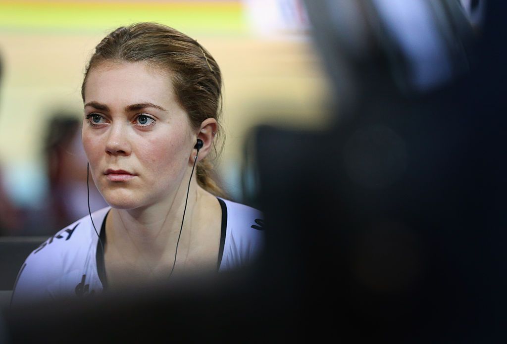 during Day Three of the UCI Track Cycling World Championships at the National Velodrome on February 20, 2015 in Paris, France.