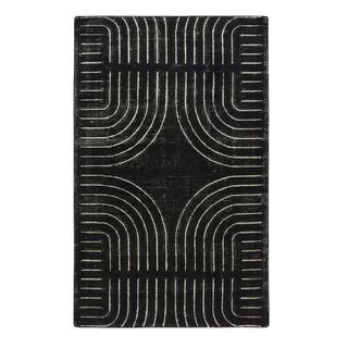 Asti Black and White Rug