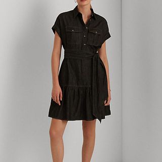 denim petite shirt dress