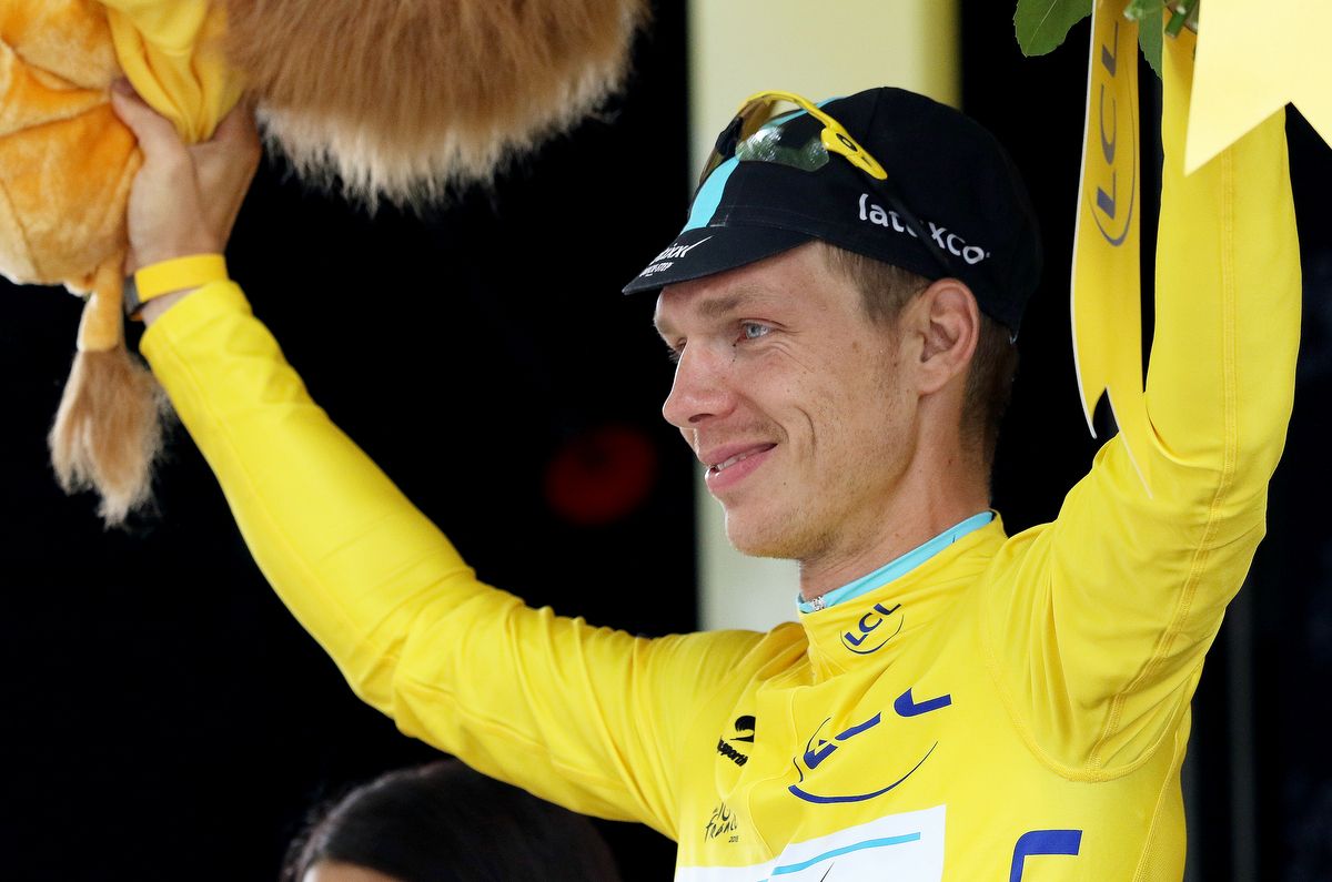 Tony Martin enjoys a stint in yellow at the 2015 Tour de France