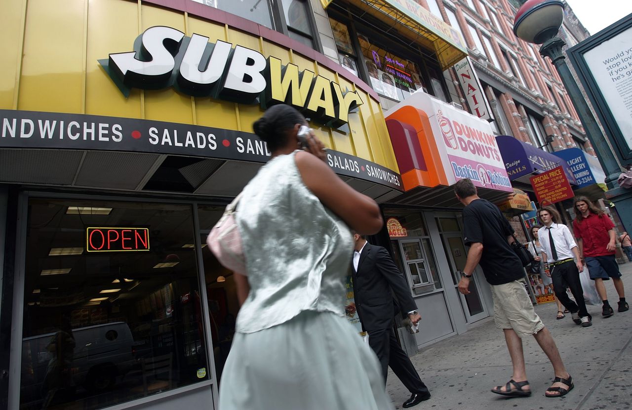 A Subway in New York City.