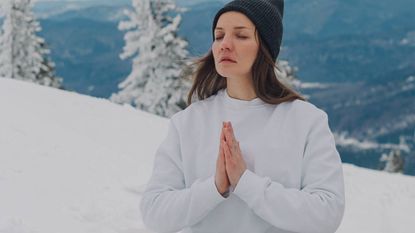 Warming yoga poses for winter, sleep & wellness tips