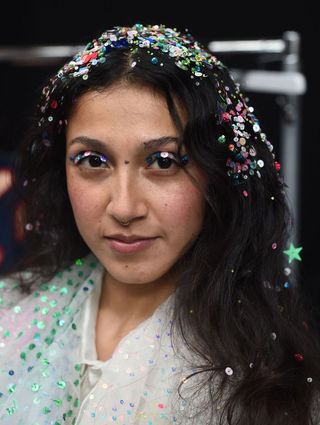 7 Photos That Will Convince You to Try Confetti Hair This NYE